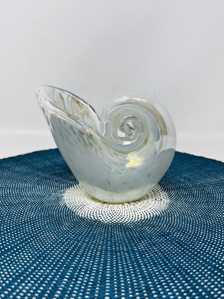 Iridescent Art Glass Shell