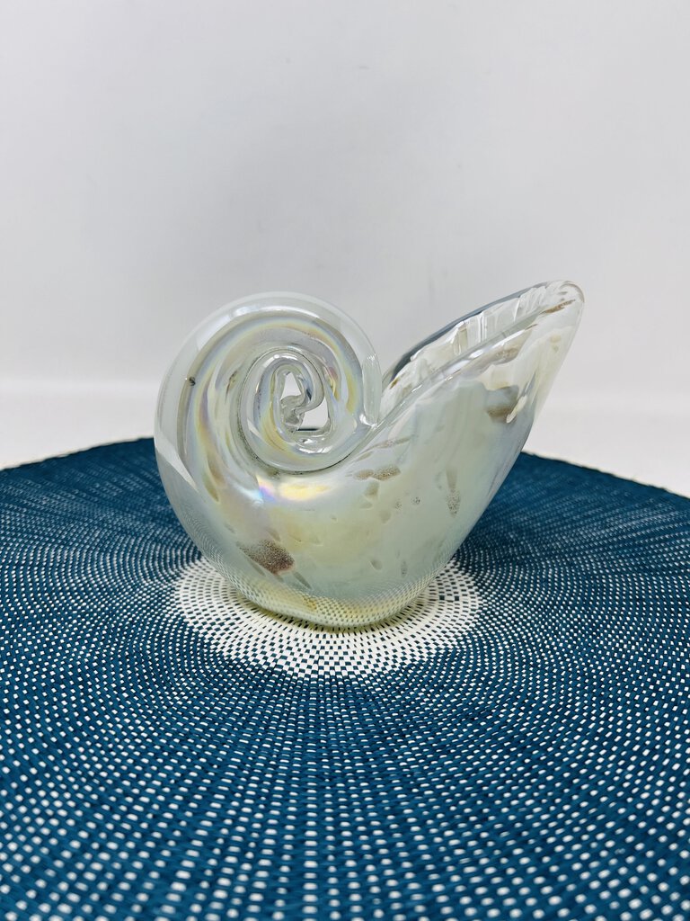 Iridescent Art Glass Shell