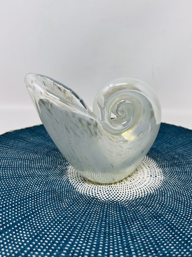 Iridescent Art Glass Shell