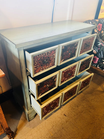 Blue Cabinet W/ Drawers