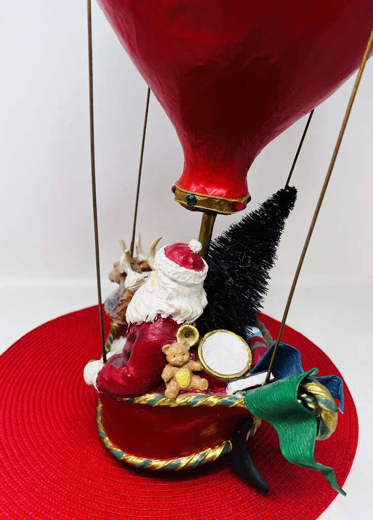 Silvestri Paper Mache Hot Air Balloon Music Box