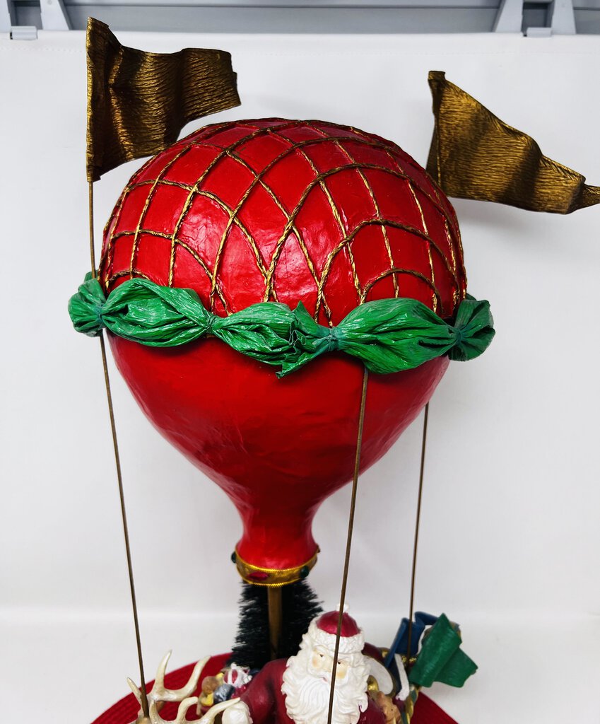 Silvestri Paper Mache Hot Air Balloon Music Box