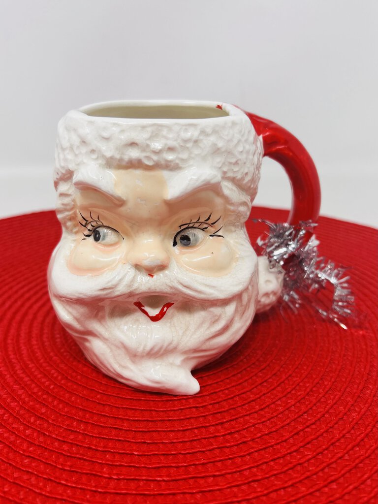 Vintage Japan Santa Mug