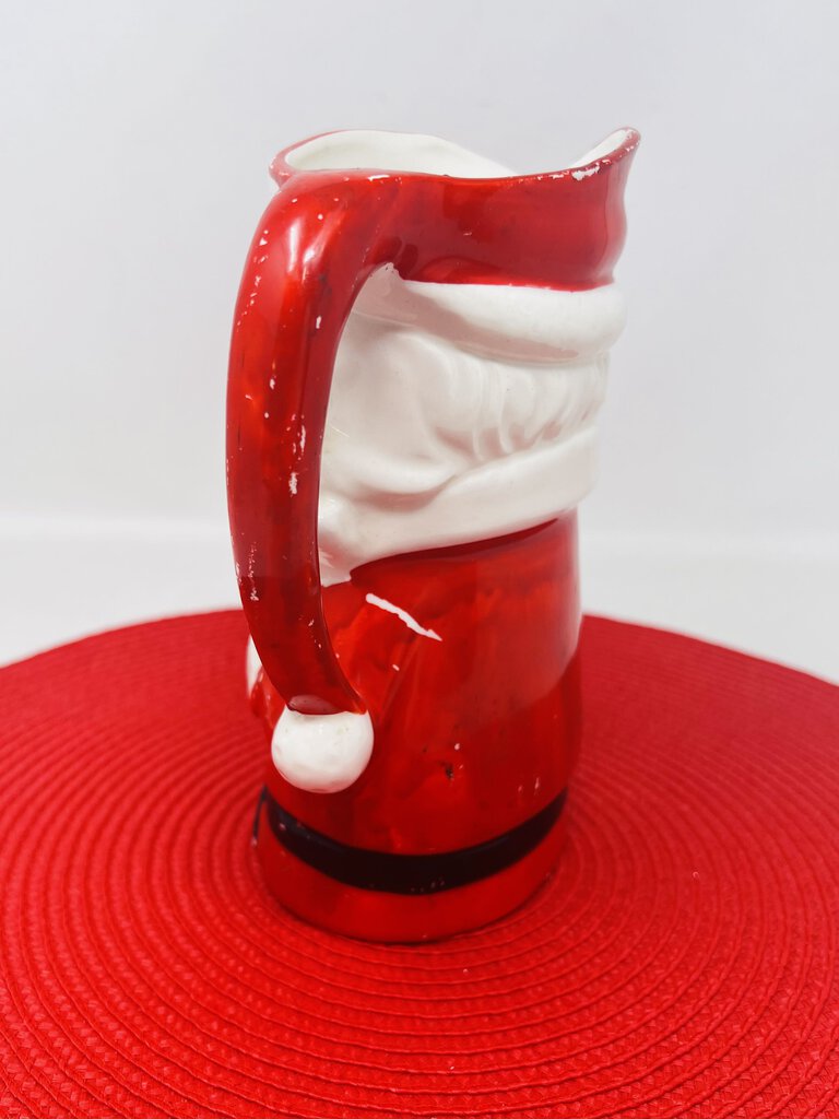 Vintage Laughing Santa Pitcher