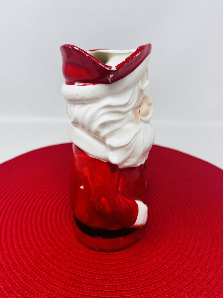 Vintage Laughing Santa Pitcher