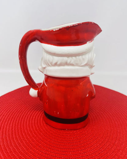 Vintage Laughing Santa Pitcher