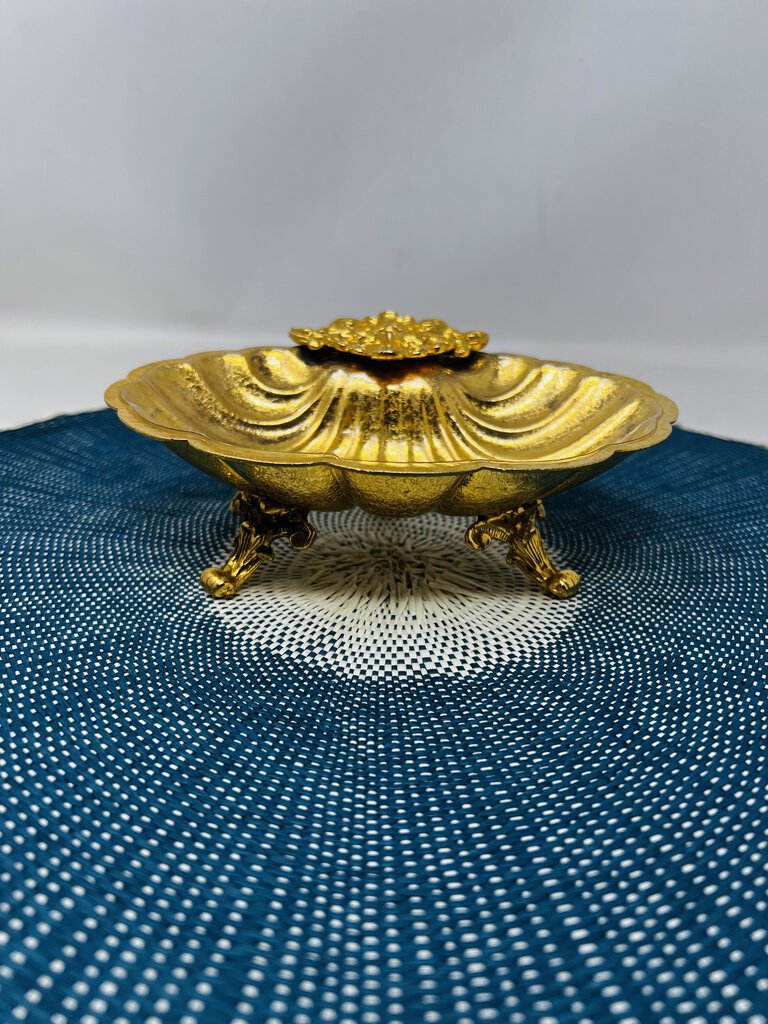 Gold Footed Soap Dish