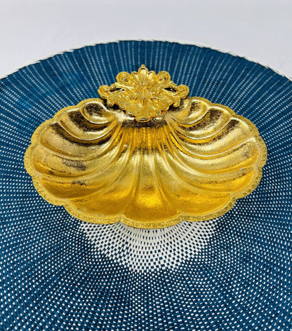 Gold Footed Soap Dish