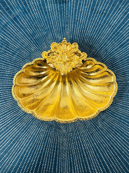 Gold Footed Soap Dish