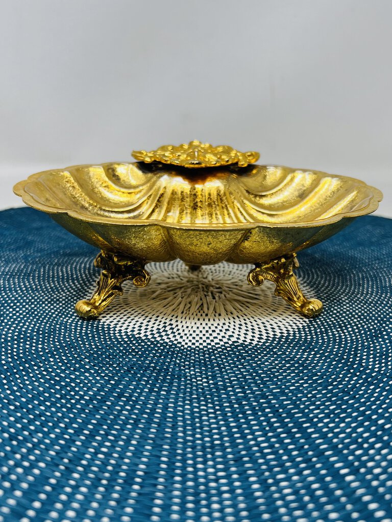 Gold Footed Soap Dish