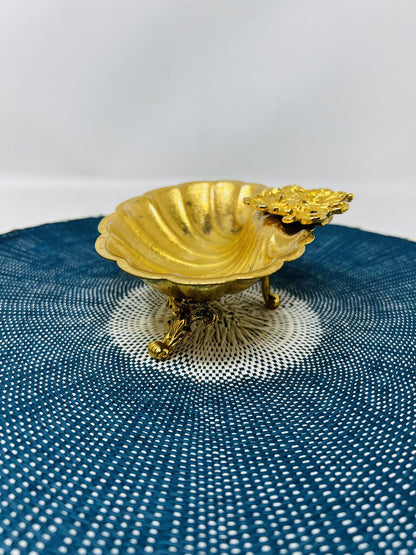 Gold Footed Soap Dish