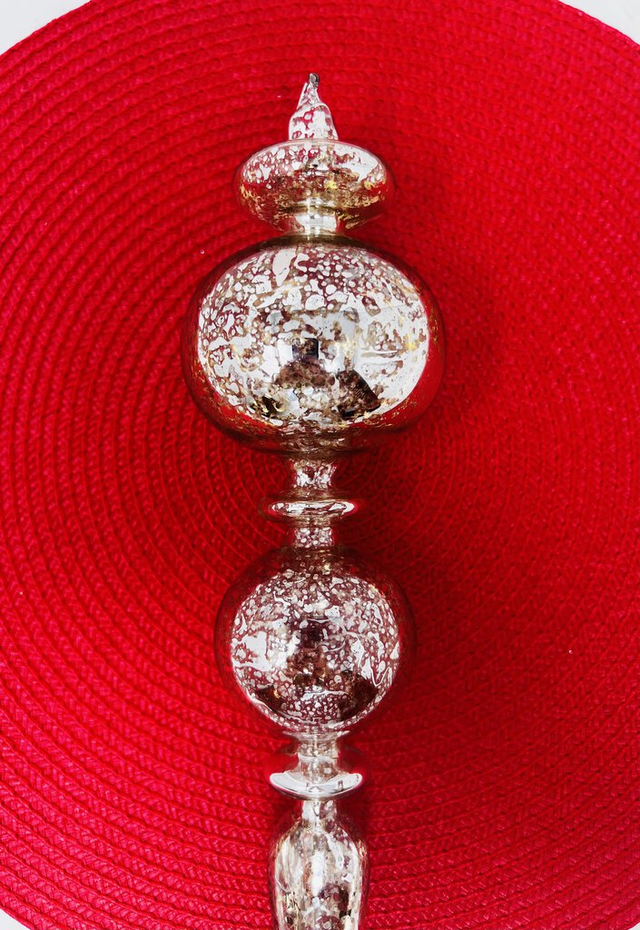 Silver Finial Ornament