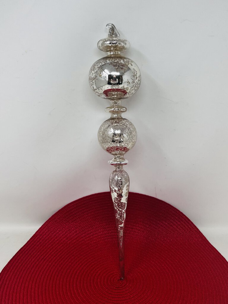 Silver Finial Ornament