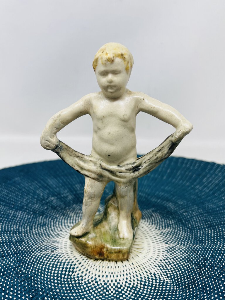 Weller Boy with Towel Figurine