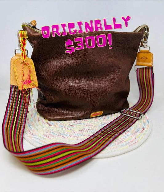 Leather Viva Consuela Brown Purse