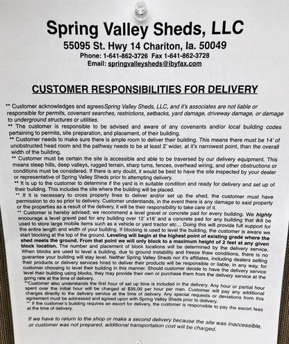 A-Frame Spring Valley Shed