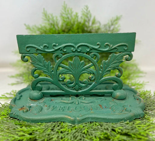 Welcome Iron Boot Scraper
