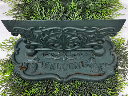 Welcome Iron Boot Scraper