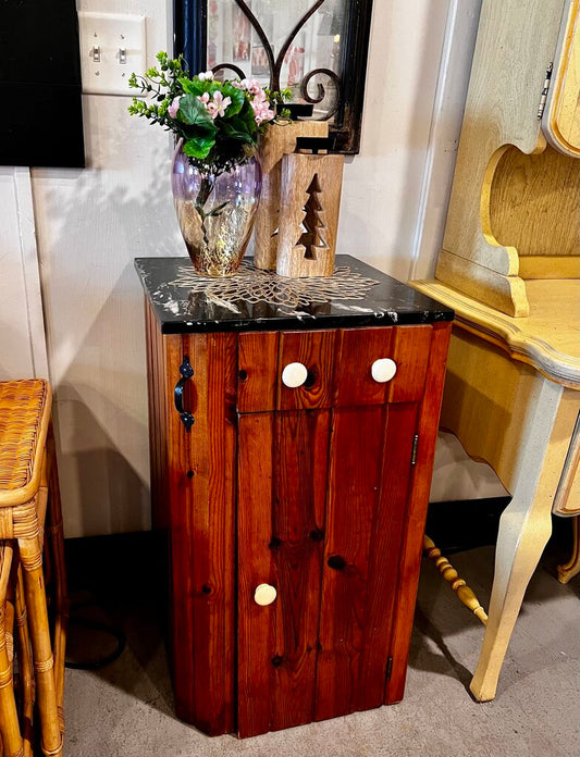 Marble Top Custom Cabinet