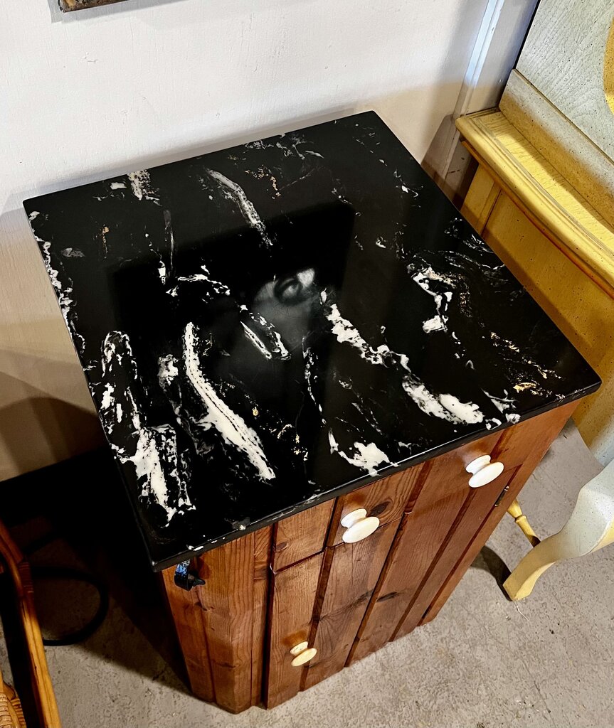 Marble Top Custom Cabinet