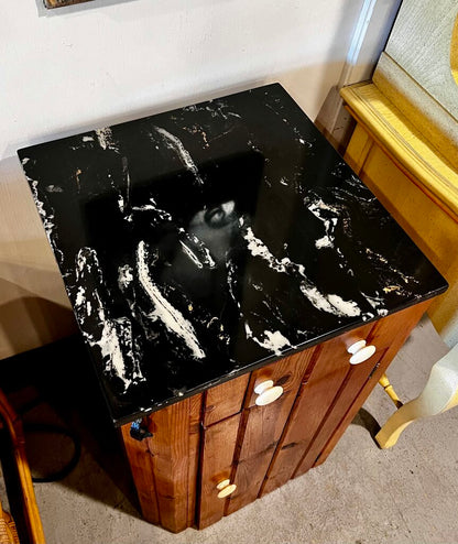 Marble Top Custom Cabinet