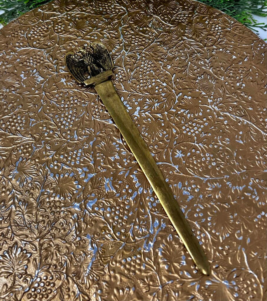 Vintage Brass Eagle Letter Opener