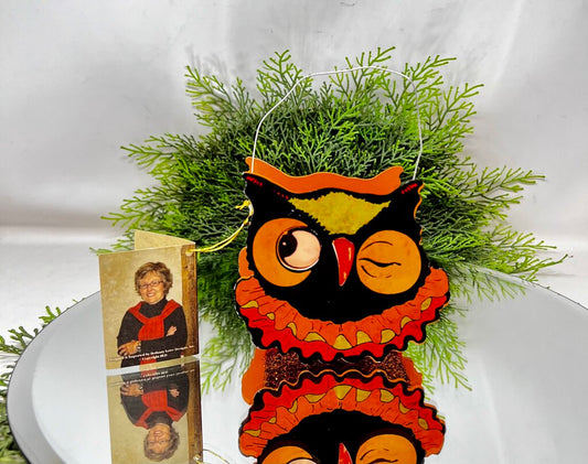 Bethany Lowe Owl Mini Bucket