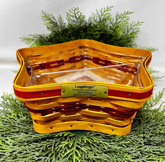 Longaberger Star Basket Lidded