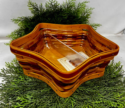 Longaberger Star Basket Lidded