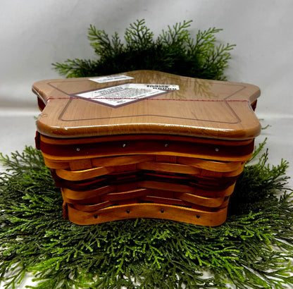 Longaberger Star Basket Lidded