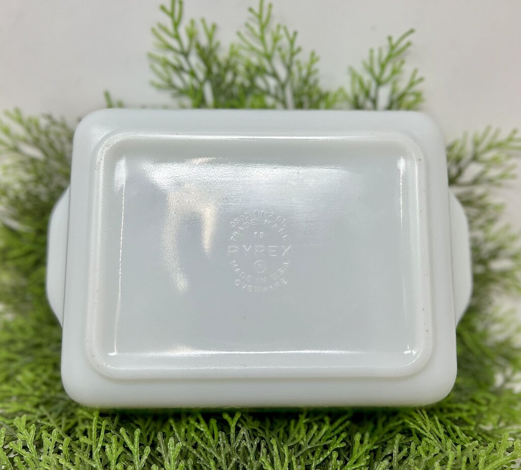Vintage Pyrex Amish Butterprint Teal Ovenware Casserole Dish 0503 1 1/2qt