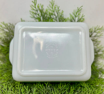 Vintage Pyrex Amish Butterprint Teal Ovenware Casserole Dish 0503 1 1/2qt