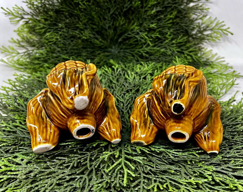 Ceramic Corn Cob Candlestick Holder