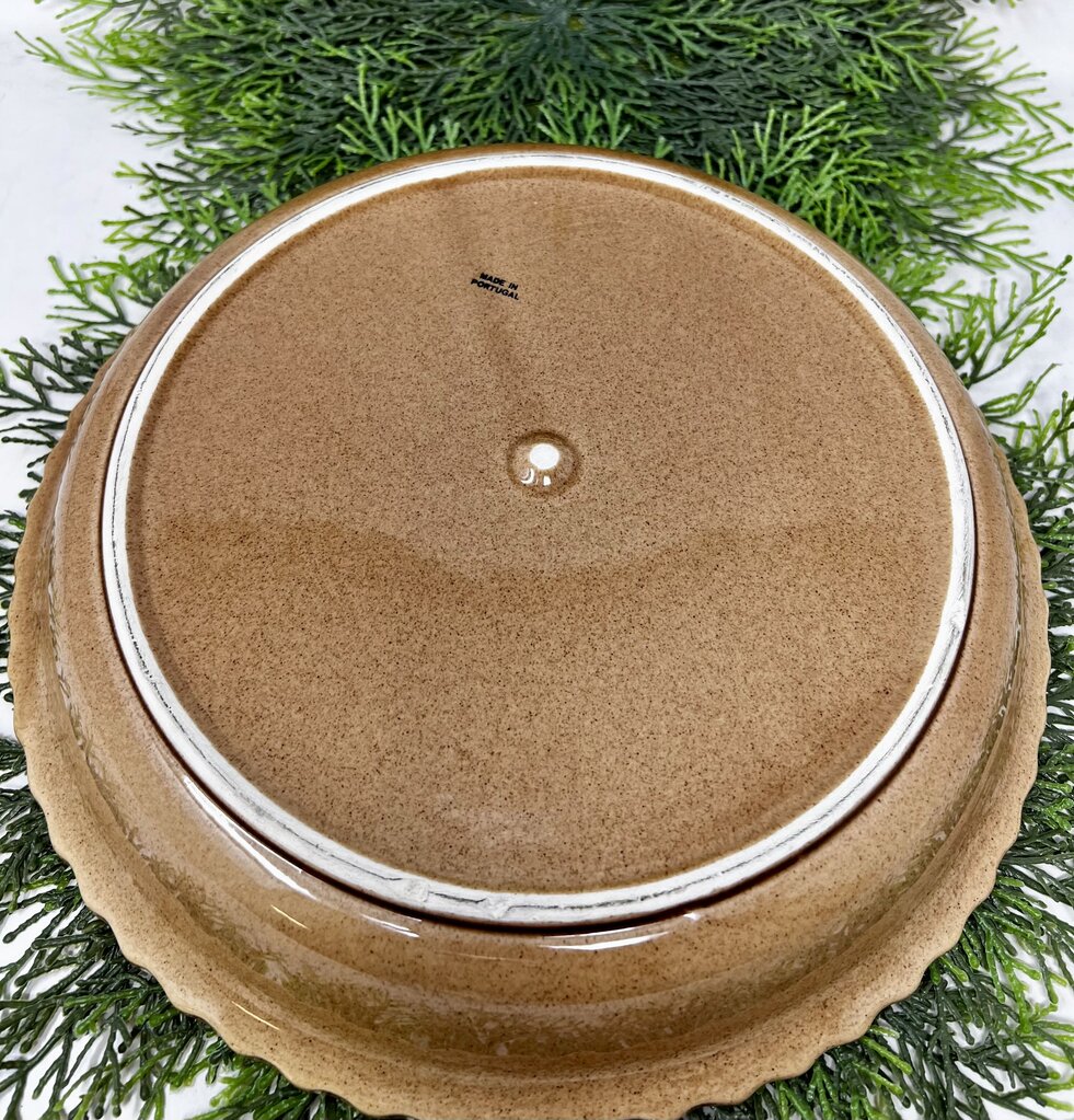 Ceramic Lemon Meringue Pie Covered Dish