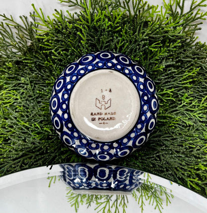 Polish Pottery Blue Design Bowl
