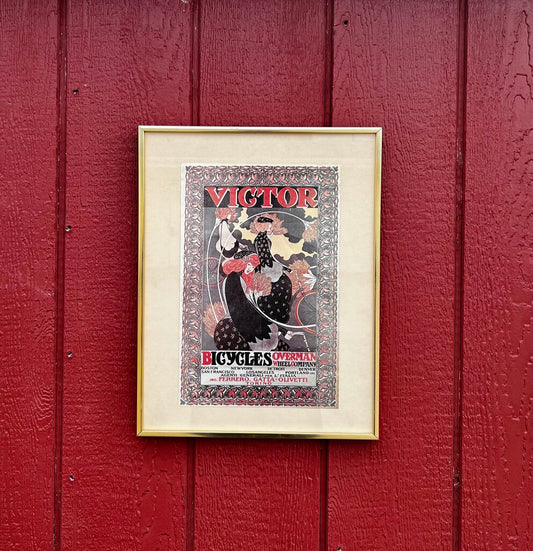 Victor Bicycles Framed Picture
