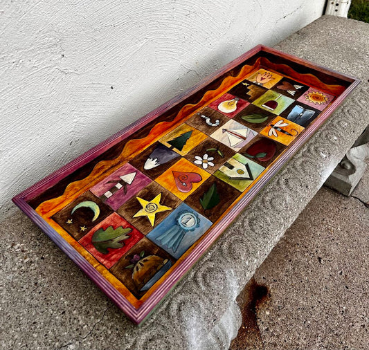 Sticks Furniture 2005 Hand Carved Wood Tray