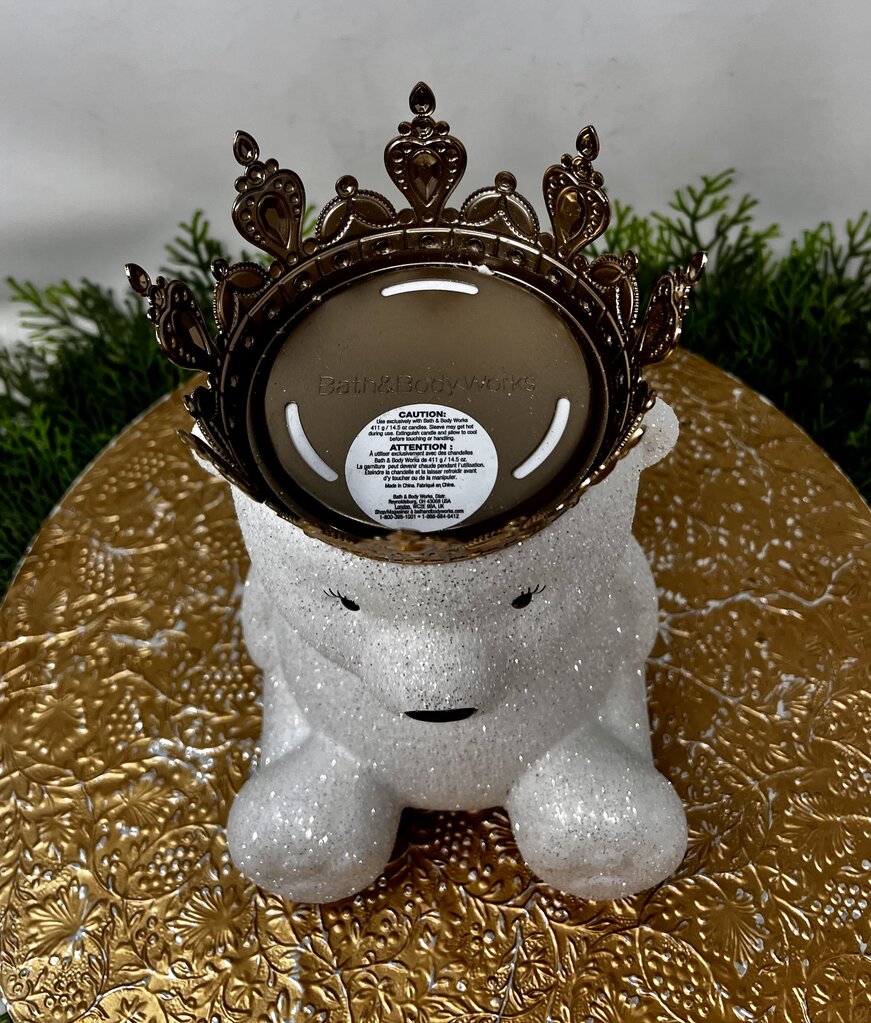 Bath & Body Works Royal Crown Bear Glitter