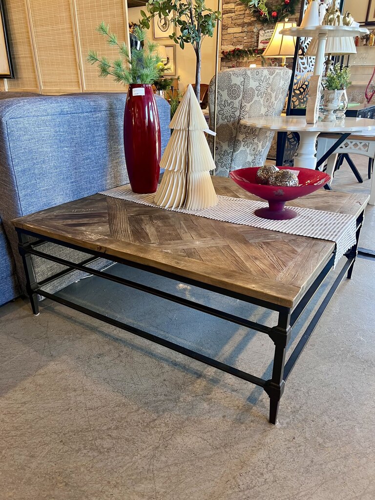 Pottery Barn Wood/Iron Table