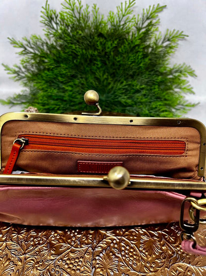 Hobo Leather Crossbody Purse