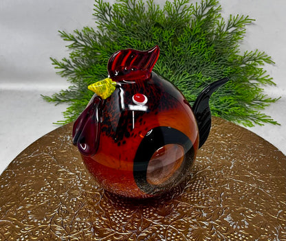 Art Glass Chicken