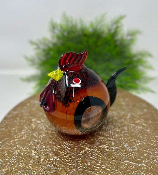 Art Glass Chicken