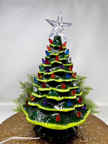 Lighted Ceramic Tree