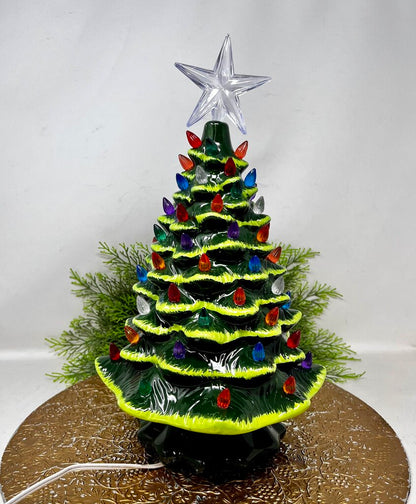 Lighted Ceramic Tree