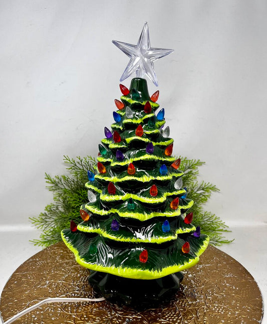 Lighted Ceramic Tree