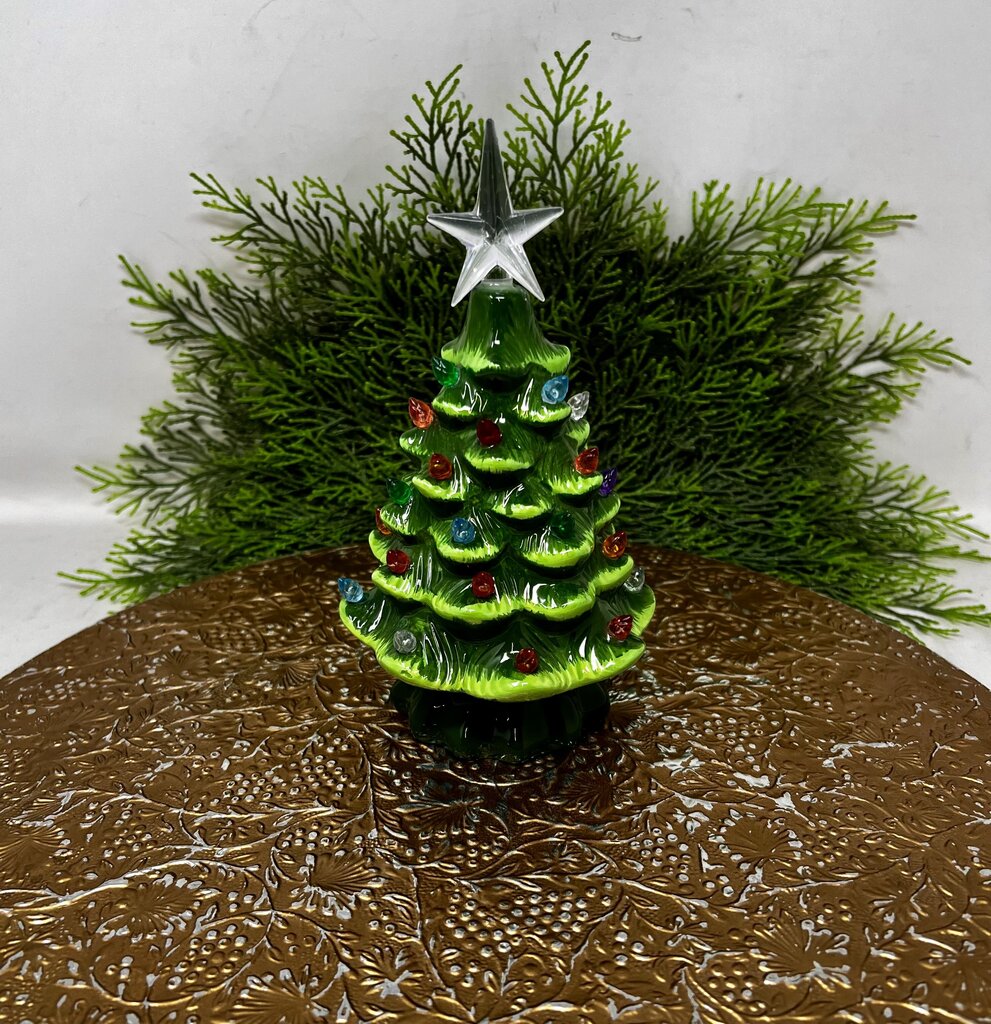 Lighted Ceramic Tree