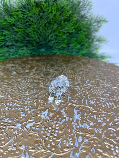 Swarovski Crystal Grizzly Cub With Fish