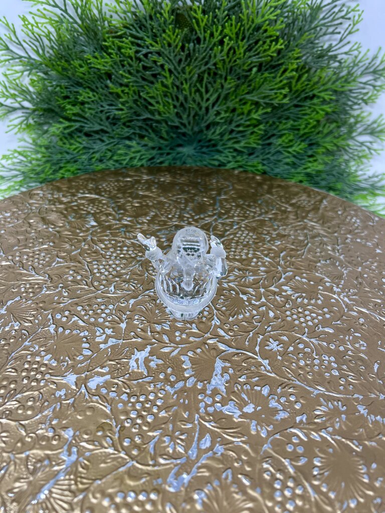 Swarovski Crystal Santa Blue Eyes Figurine