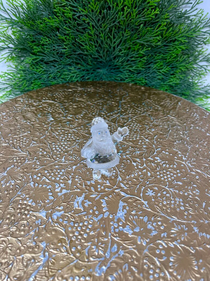 Swarovski Crystal Santa Blue Eyes Figurine