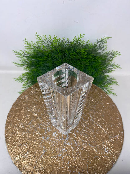 Orrefors Crystal Faceted Vase